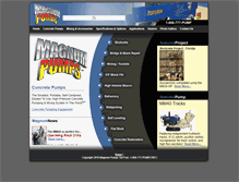 Tablet Screenshot of magnumpumps.com